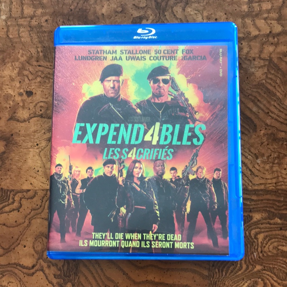 🍿3/$15🍿Expend4bles DVD & Blu-ray Disc Combo Expendables 4